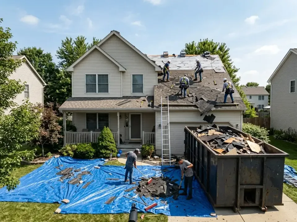 roof-replacement-debris-remova-004 — frequently asked questions, Cheapest Dumpster Rentals in Moncks Corner, SC